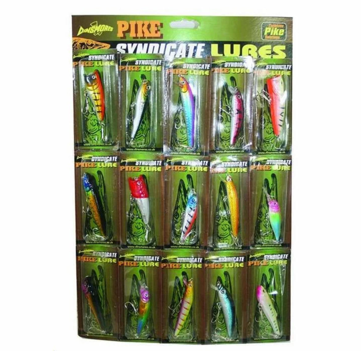 SPECIAL SYNDICATE PIKE MIXED LURE SET (15PCS)