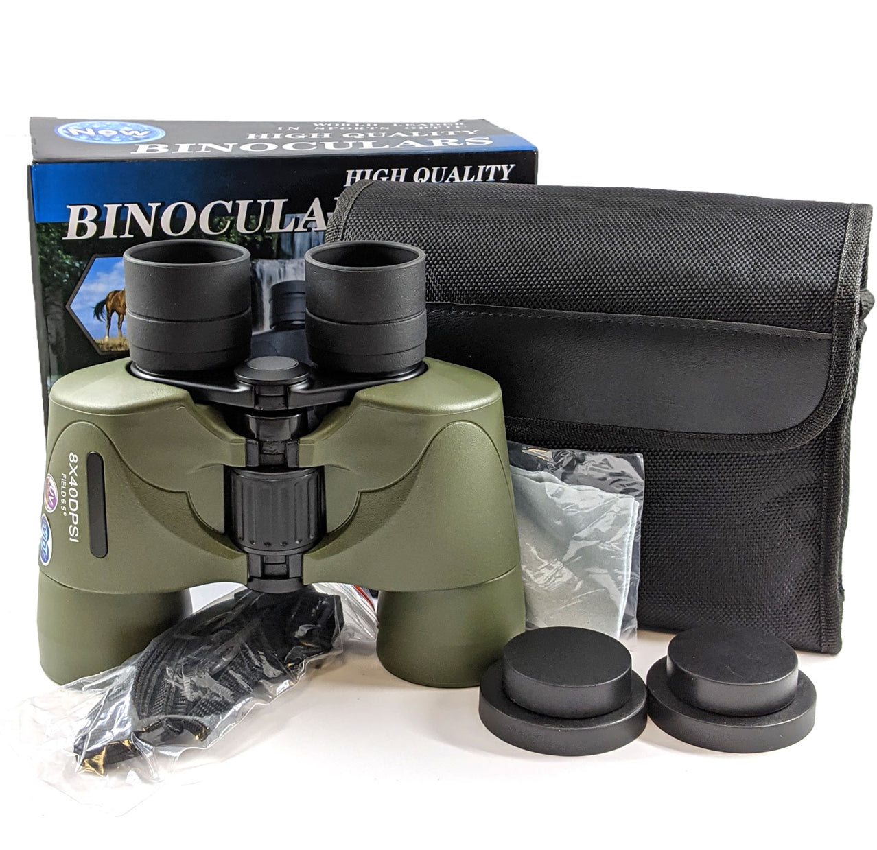 Illusion 8×40 DPS Binoculars (Green)
