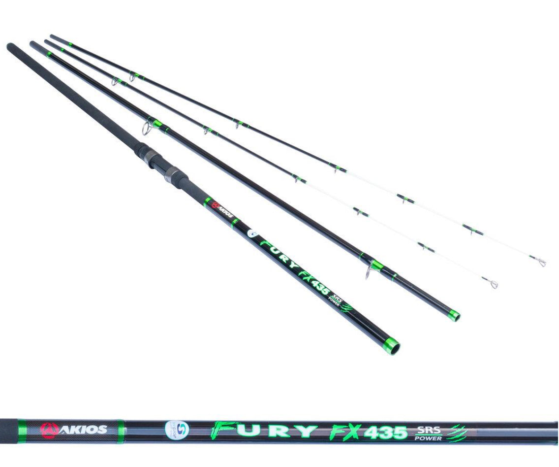 AKIOS Fury FX435 SRS TT Twin Tip Rod