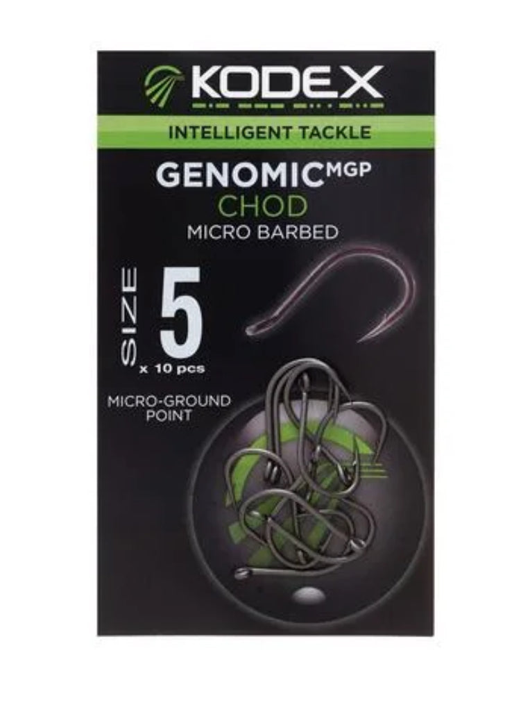 KODEX GenomicMGP Chod Hooks - Microbarbed (10pc pkt) - KODE