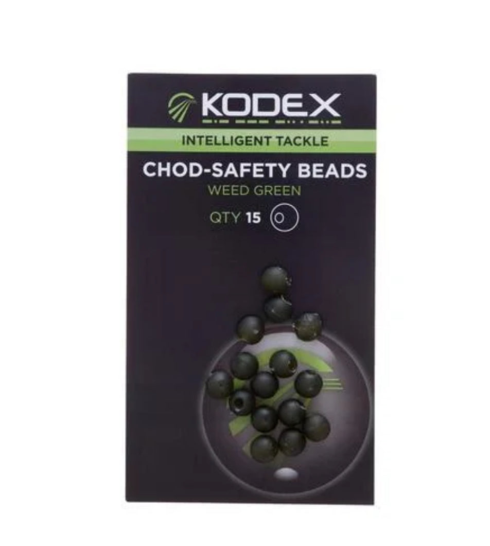 KODEX Chod Safety Beads 15mm: Weed Green
