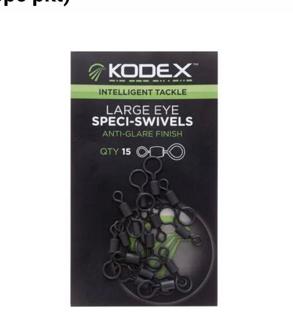 KODEX Large Eye Speci-Swivel (15pc pkt)
