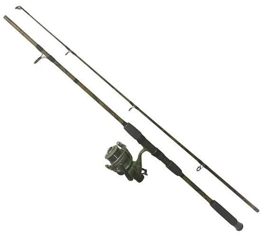 Carp rod 6ft Camo Stalker Combo Rod Reel Set