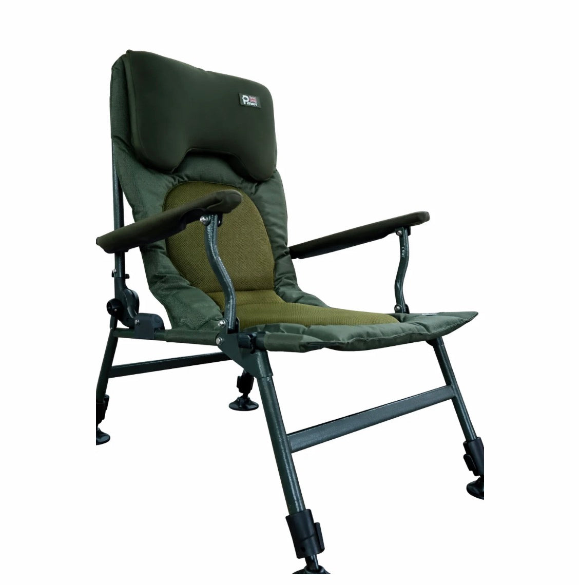 Extra Green Padded Carp fishing chair