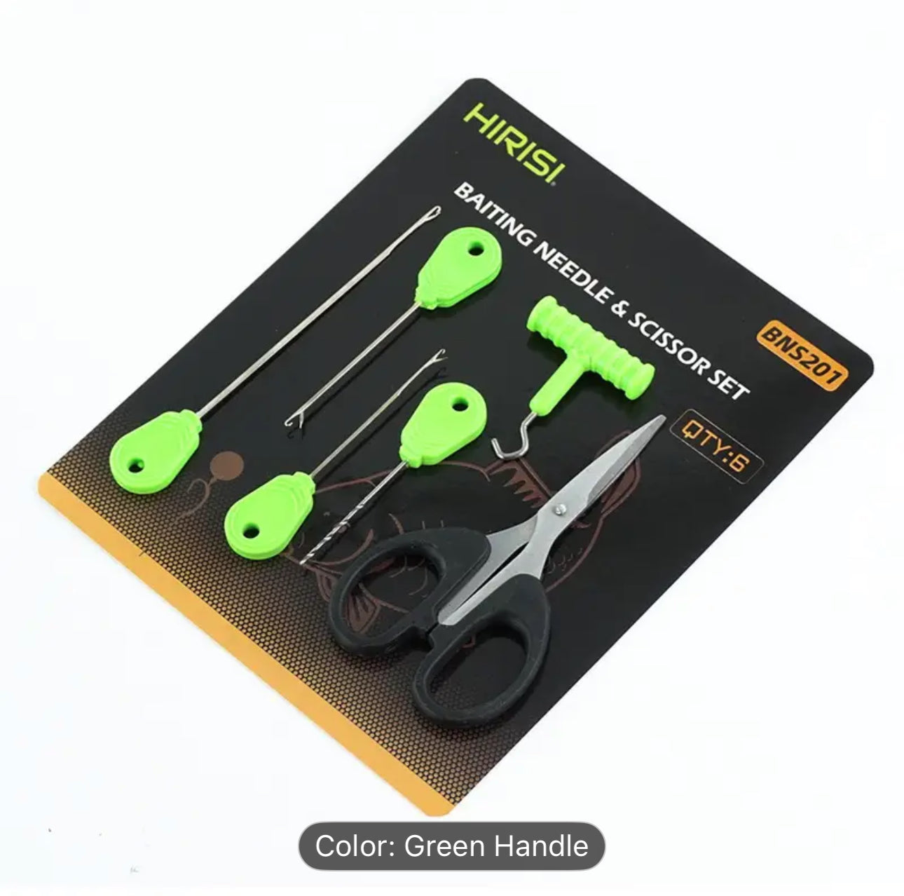 1SET/6pcs Carp Fishing Small Accessories European Style K CARP Ball Type Bait Fishing Weedless Baiting Tongue Hook Crochet Fisherman Set