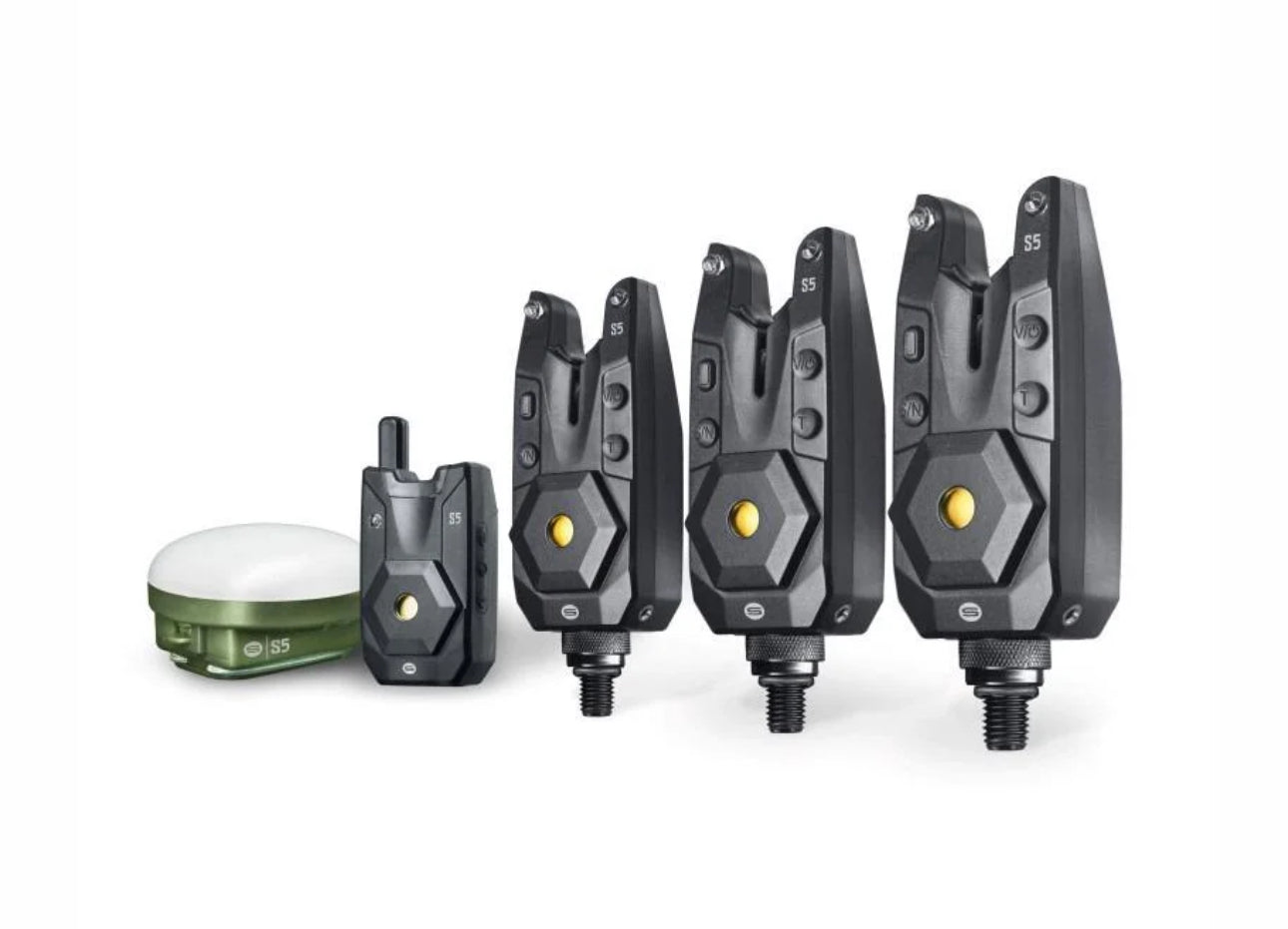 Saber S5 Wireless 3+2 Bite Alarm Set