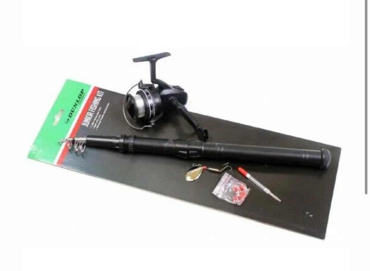 Telescopic starter kits Dunlop Junior Rod (1.65m) & Reel in blister display pack