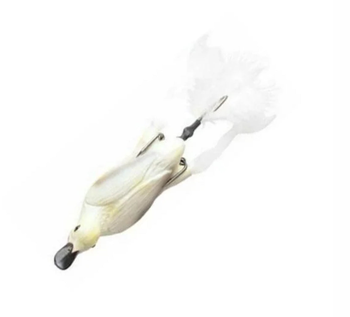 Savage Gear 3D Hollow Duckling Weedless Lure 100mm 40g Floating White - SAVAGE GEAR