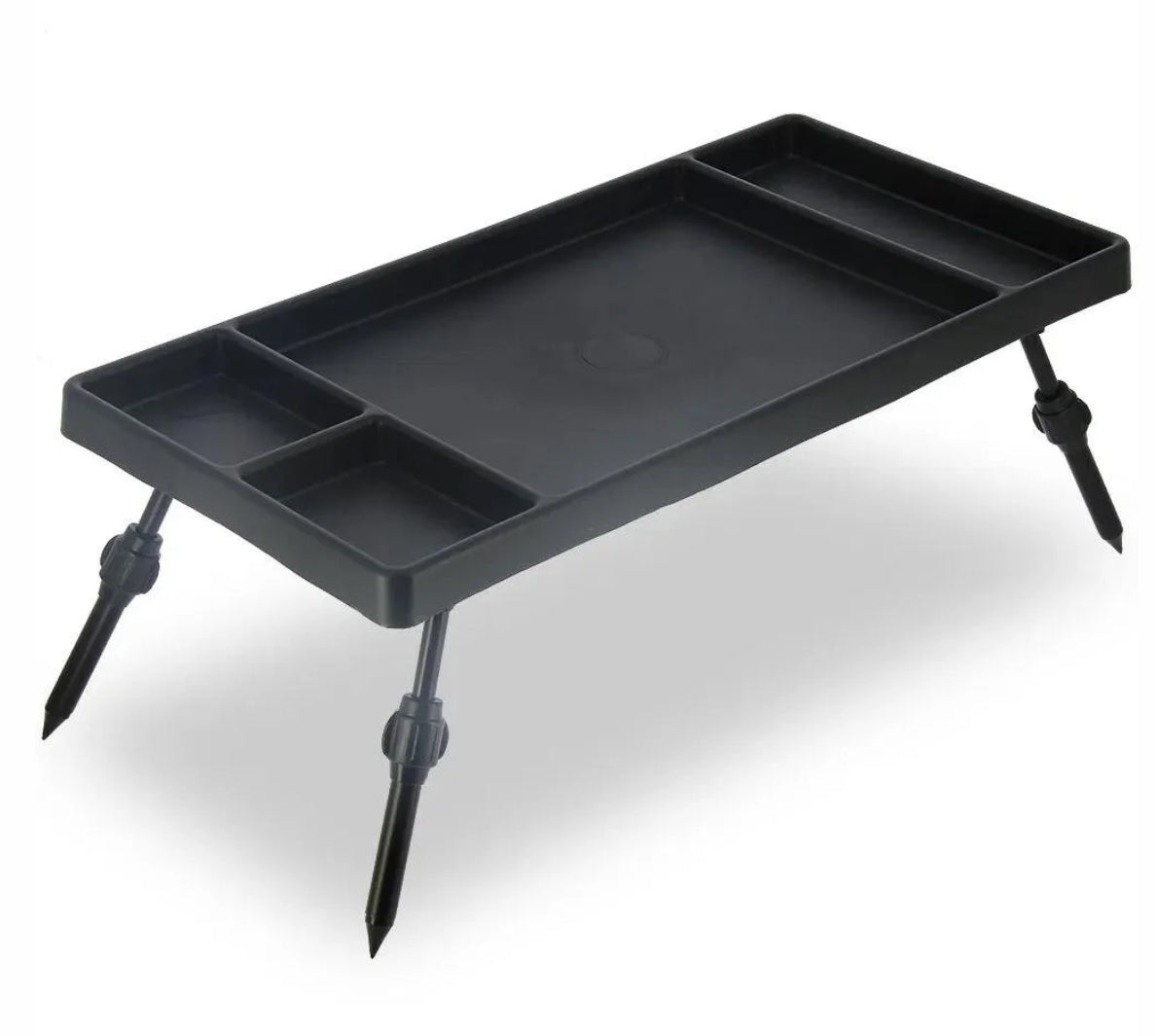AP Large Plastic Bivvy Table with Adjustable Legs and Bag