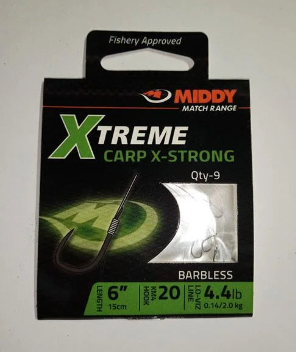 MIDDY XTREME CARP X Size 20 4.4lb bottom