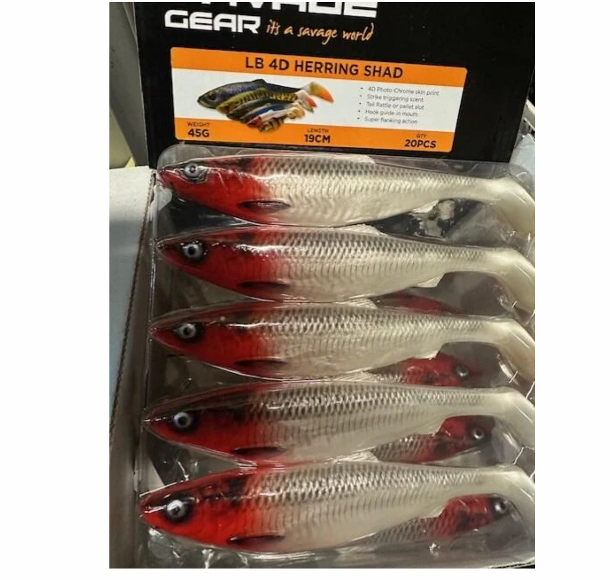 Savage Gear LB 4D Herring shad 19cm 45gm