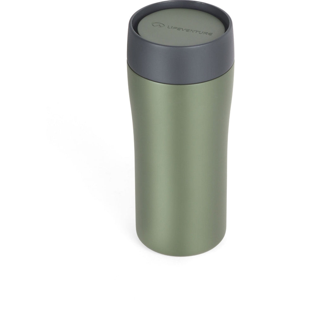 Lifeventure - One Touch Thermal Mug - Matt Khaki 350ml