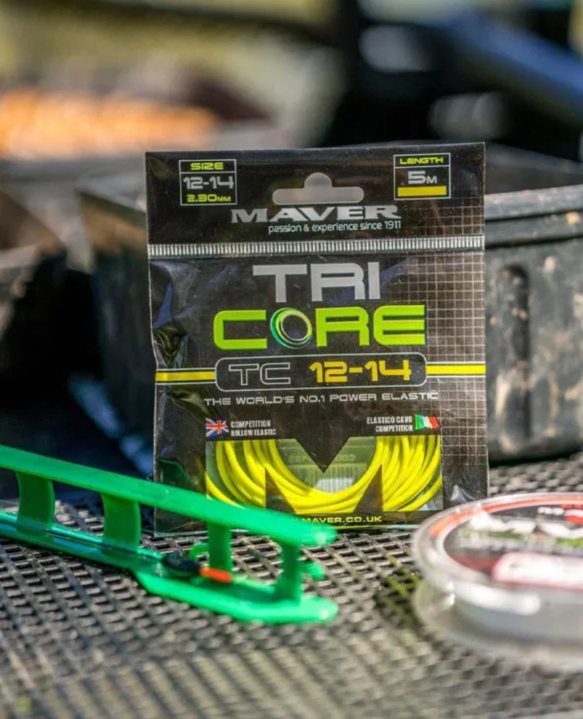 MAVER 5M YELLOW TRI CORE PRO MATCH ELASTIC 12-14