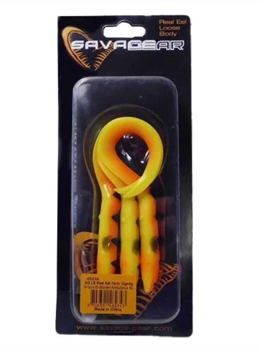 Savage Gear Real Eels 15cm 12g+4g 3 Pack - SAVAGE GEAR