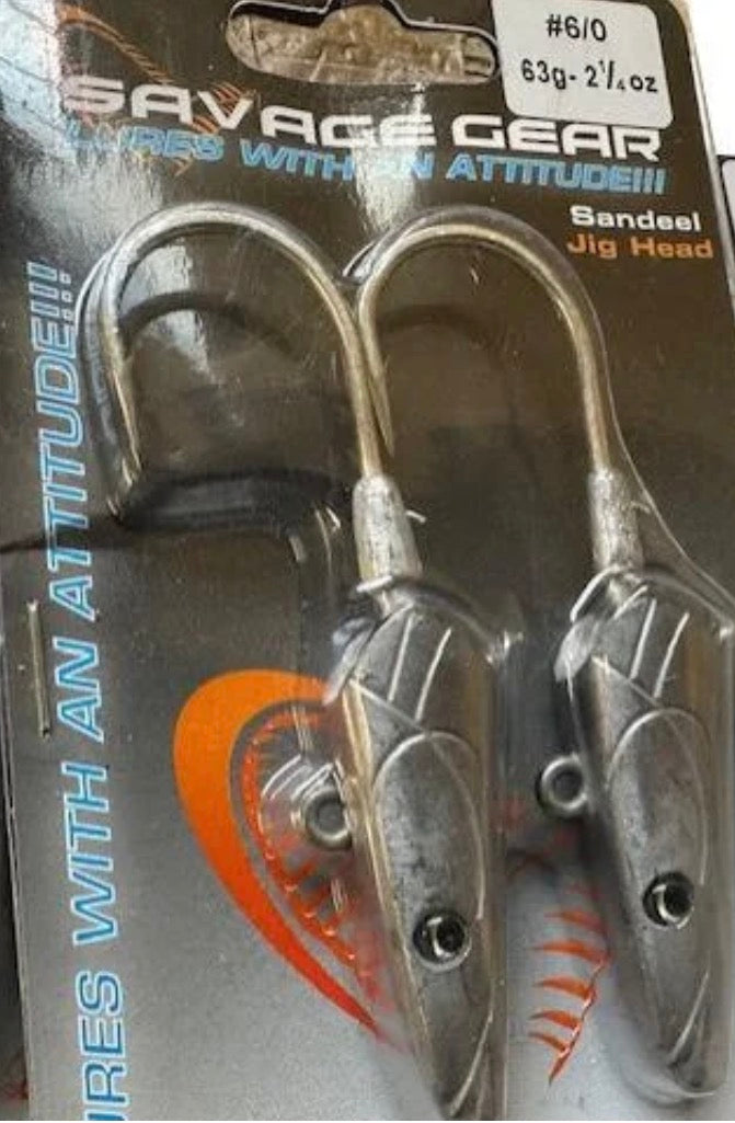 Jig heads 64gm sandeel