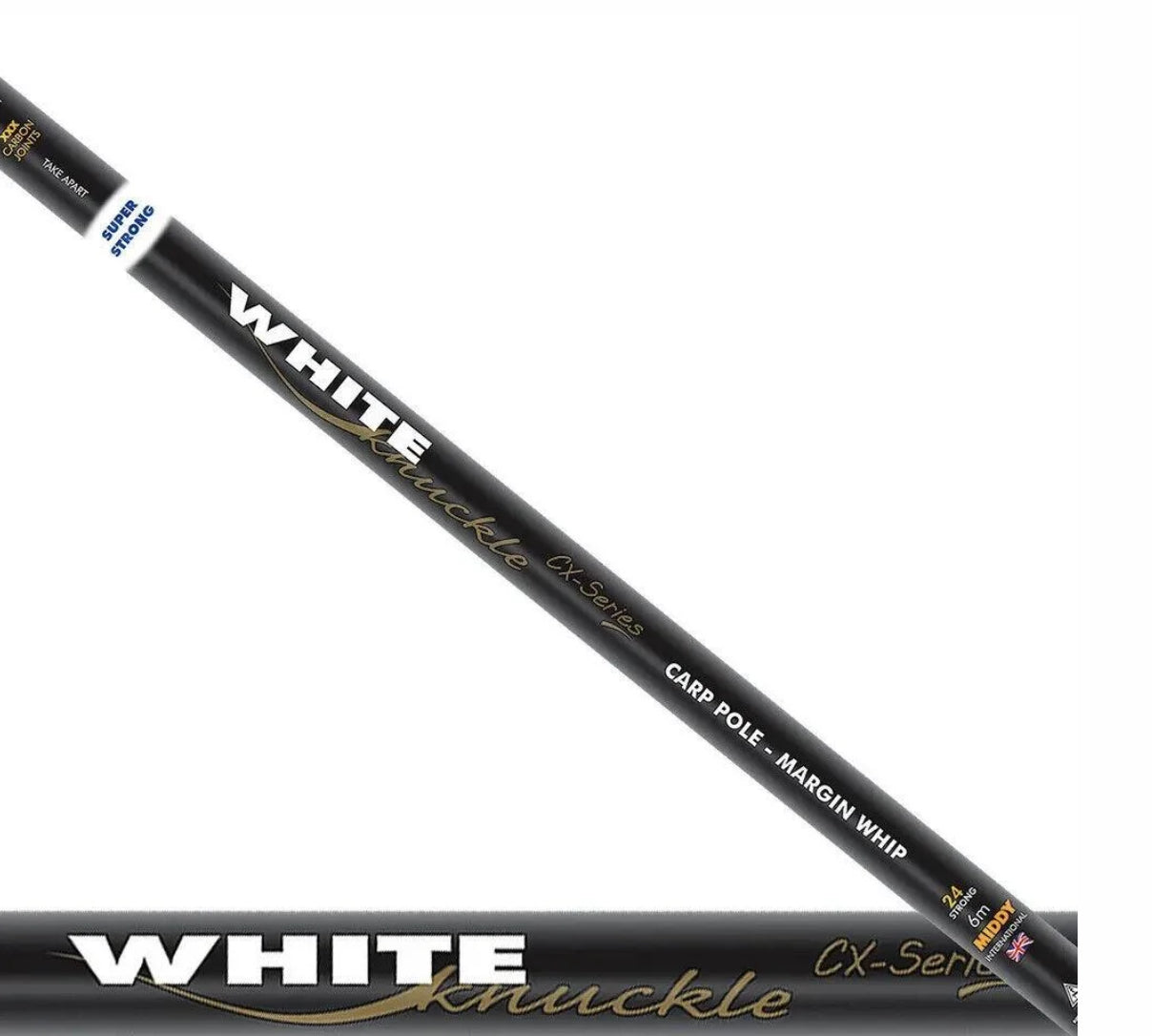 Middy 6m White Knuckle CX Series Margin Pole - Elasticated - Middy