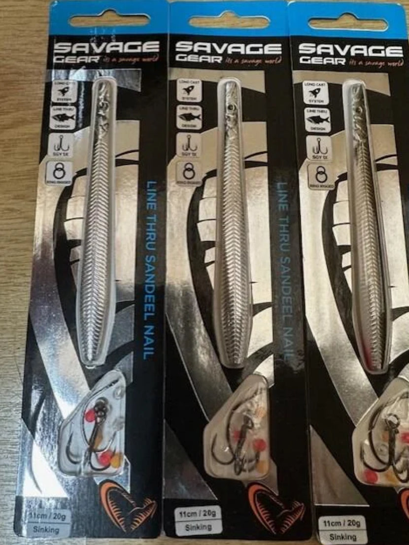 Savage Gear Line thru sandeel nail 11cm