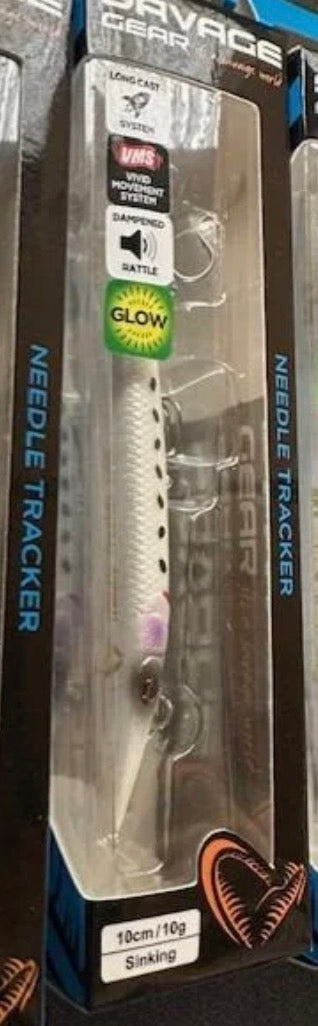 Savage Sinking needle tracker 10cm Snow colour