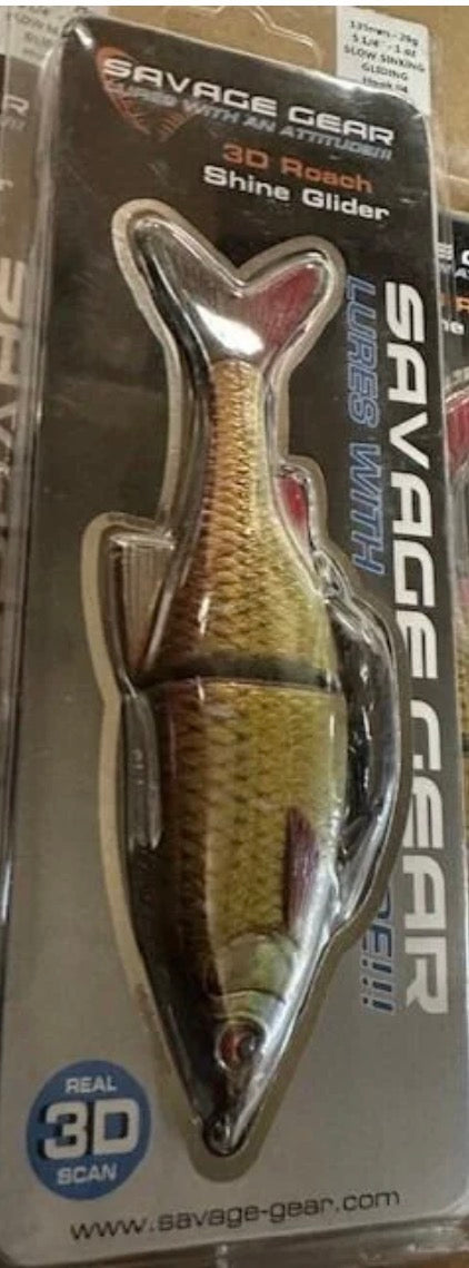 3D roach Shine gilder Size 135mm 29g