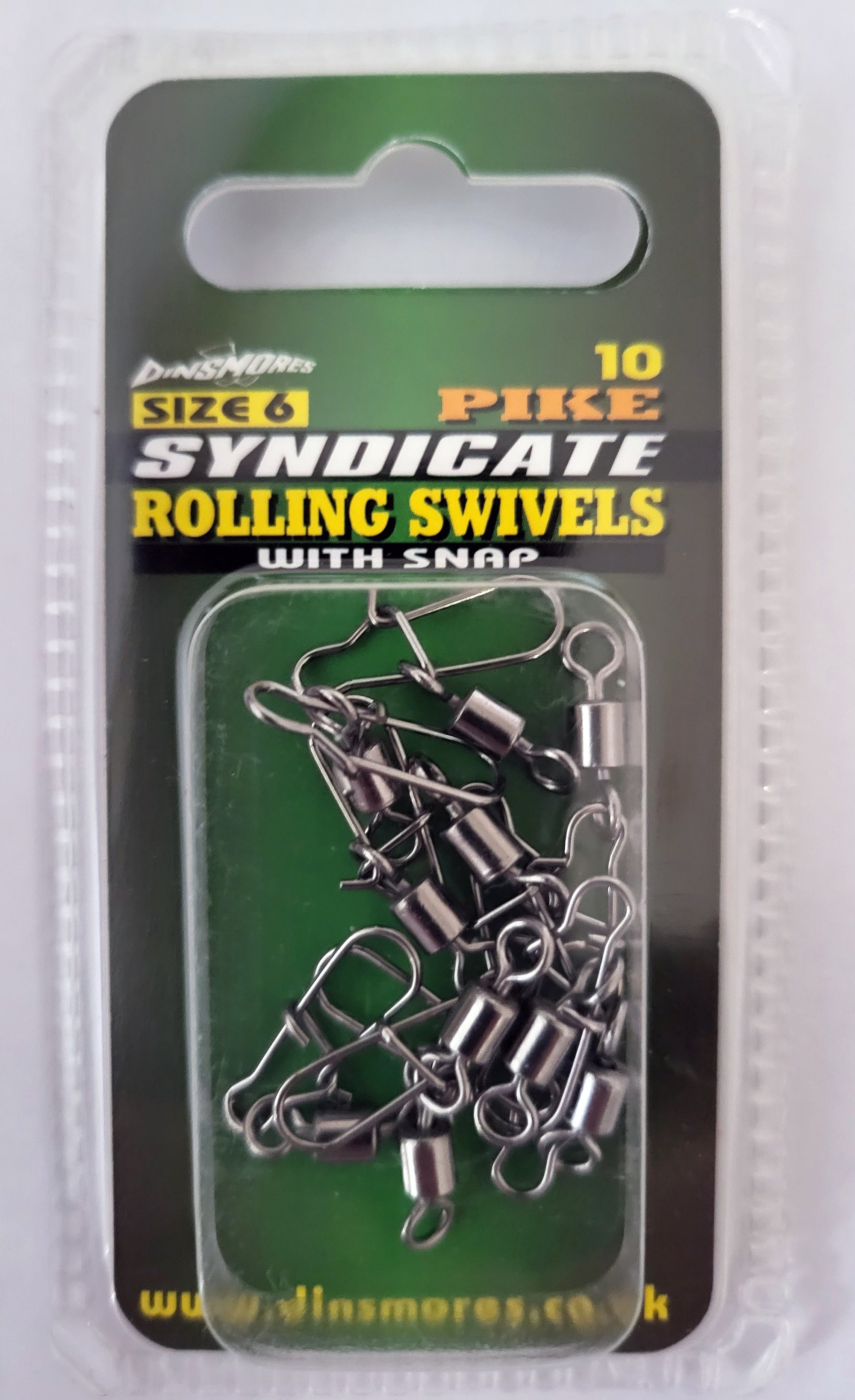 PIKE STRONG ROLLING SWIVEL WITH SNAP- 10PCS SIZE 4